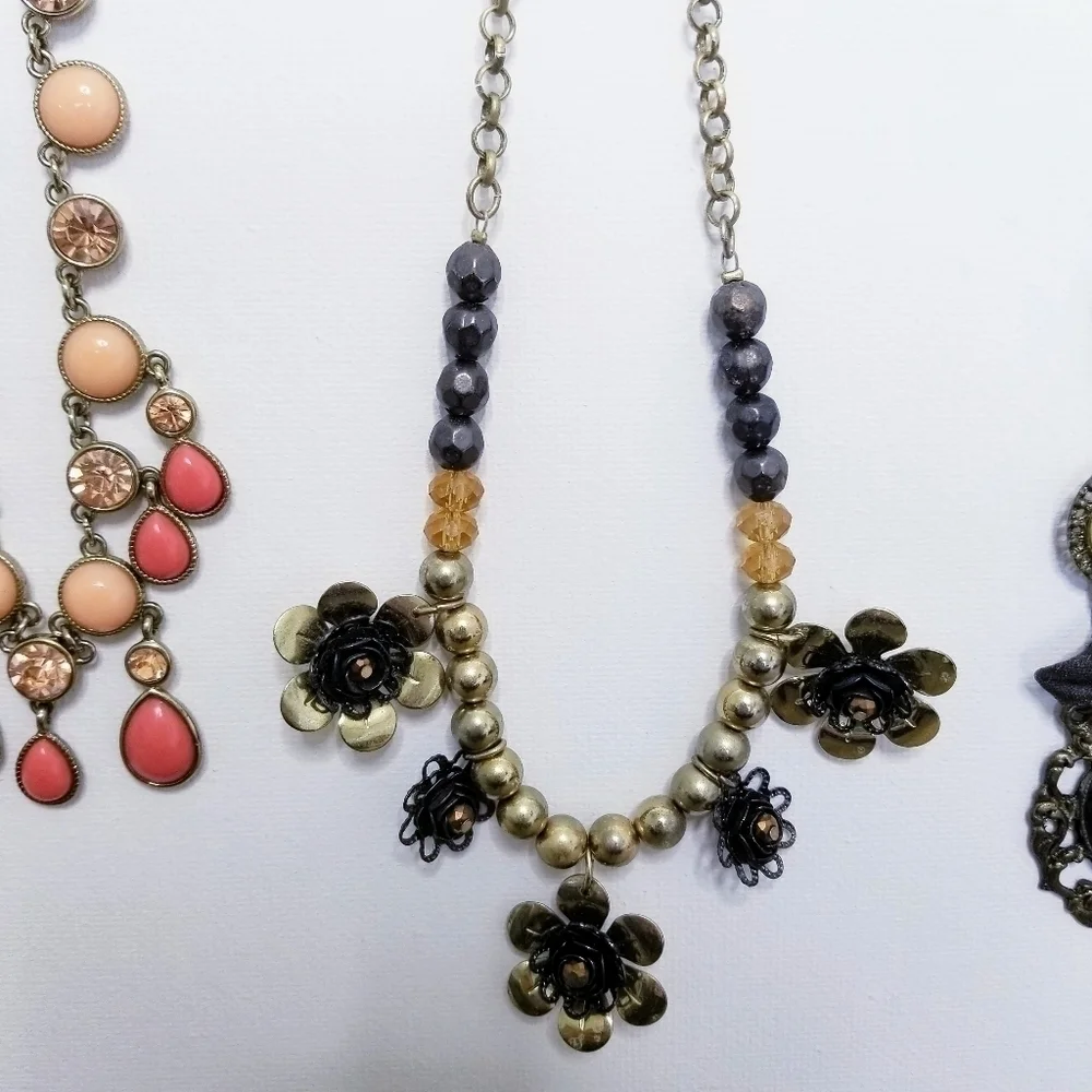 Lot of 5 Vintage to Now Statement Necklaces